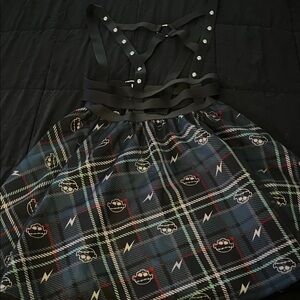 Monster High Black and Blue Plaid Dress